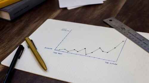 Graph auf Papier