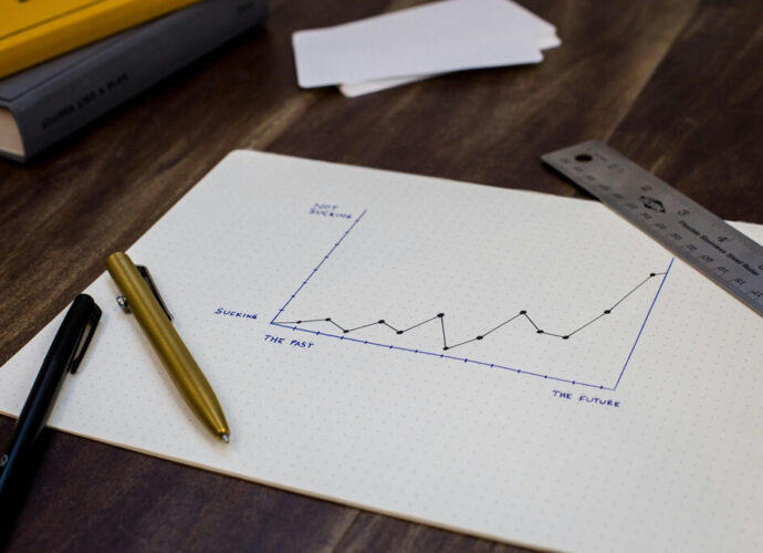 Graph auf Papier